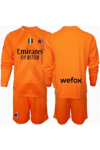 AC Milan Keeper Babyklær Borte Fotballdrakt til barn 2024-25 Lange ermer (+ Korte bukser)